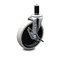 Service Caster 5 Inch Thermoplastic Rubber Wheel 1-3/8 Inch Expanding Stem Caster with Brake SCC-EX05S510-TPRS-SLB-138 - alternate 3